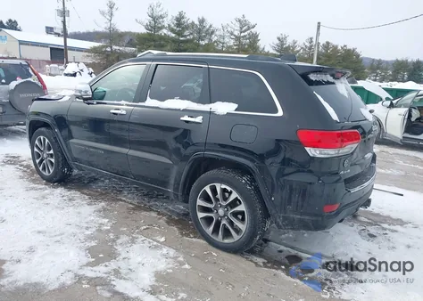 2018 Jeep Grand Cherokee Overland 4X4 z USA, uszkodzony, nr VIN 1C4RJFCG9JC453601